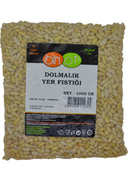 Dolmalık Yer Fıstığı 1000 gr