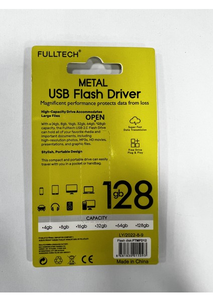 Flash Driver-Usb Bellek 128 GB