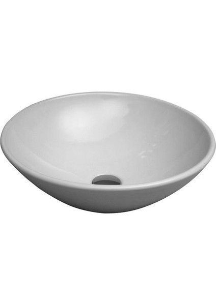 Tezgah Üstü Yuvarlak Çanak Lavabo 45 cm 2012DXS110H