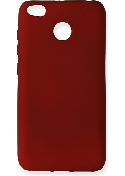 Xiaomi Redmi 4x Kılıf Premium Rubber Silikon - Bordo