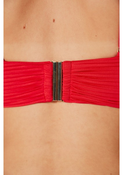 Kırmızı Amelia Bralette Bikini Takımı-Özgür Masur Koleksiyonu fırsatları