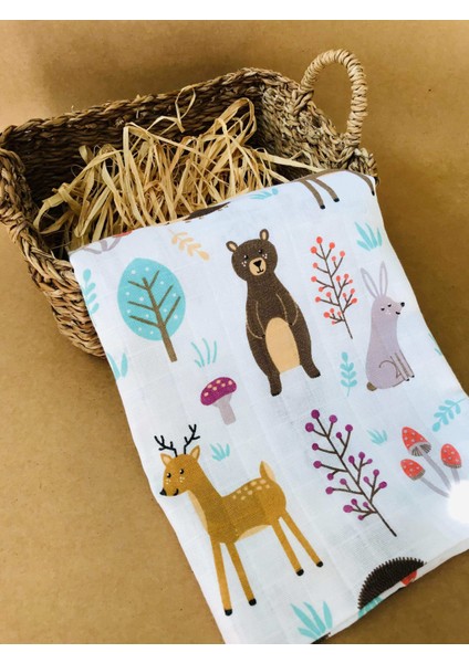 3 Adet Çok Amaçlı Müslin Bezi Örtü Battaniye fiyatları