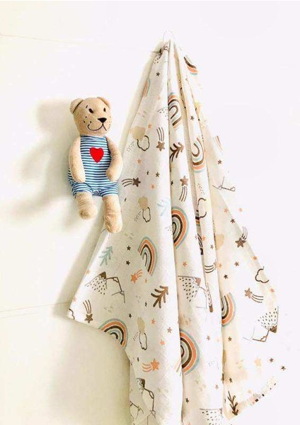 3 Adet Çok Amaçlı Müslin Bezi Örtü Battaniye fiyatları