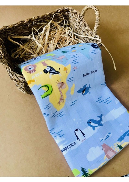 3 Adet Çok Amaçlı Müslin Bezi Örtü Battaniye fiyatları