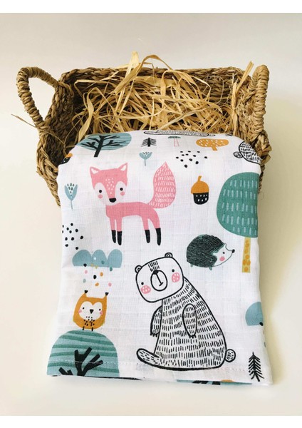 3 Adet Çok Amaçlı Müslin Bezi Örtü Battaniye fiyatları