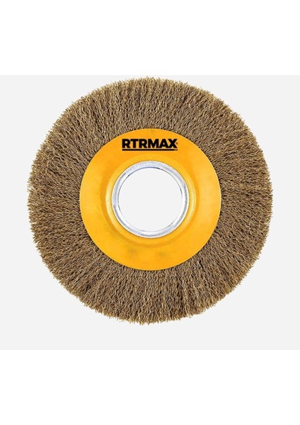 RH23200 Saçaklı Daire Tel Fırça 200 mm