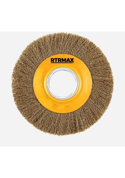 RH23125 Saçaklı Daire Tel Fırça 125 mm