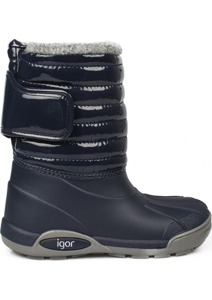 Topo Ski Charol Marino Çocuk Kürklü Lacivert Yağmur Kar Çizmesi W10168-003 V2 fiyatları