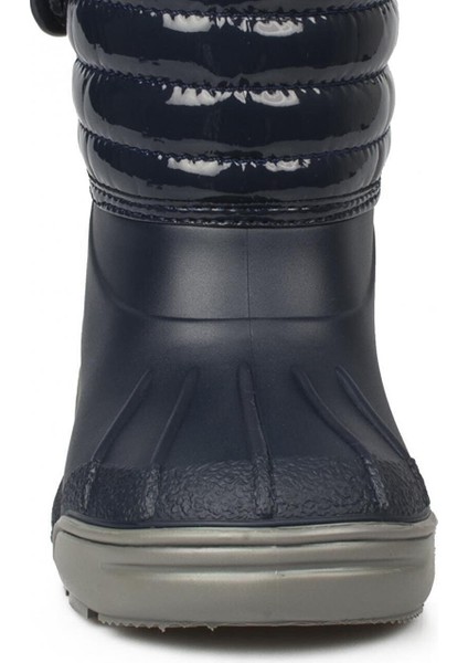 Topo Ski Charol Marino Çocuk Kürklü Lacivert Yağmur Kar Çizmesi W10168-003 V2 modelleri