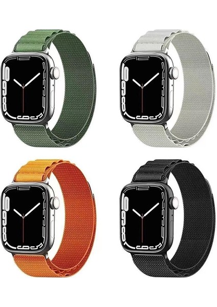 Apple Watch Ultra - 49MM Uyumlu Kordon Alpine Loop Hasır Kumaş fırsatları