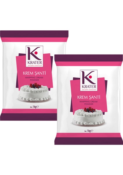 Toz Krem Şanti 2 x 1 kg