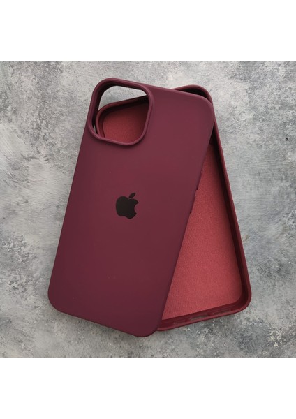 iPhone 14 (6.1) Uyumlu Lansman Içi Kadife Silikon Kılıf
