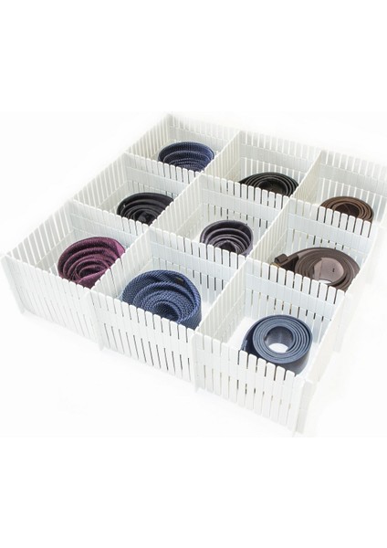 Ayarlanabilir Çekmece Düzenleyici 4 Lü 10 x 39 cm Organizers Org-15