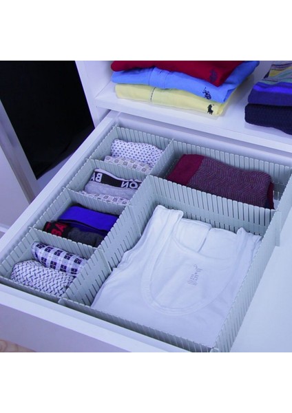 Ayarlanabilir Çekmece Düzenleyici 4 Lü 10 x 39 cm Organizers Org-15