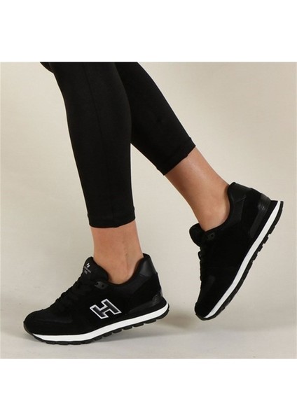 Peru Unisex Spor Ayakkabı Hakiki Süet Deri Düz Taban Siyah 19250 modelleri