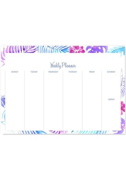 Haftalık Planlayıcı (Sümen) - Weekly Planner fiyatları