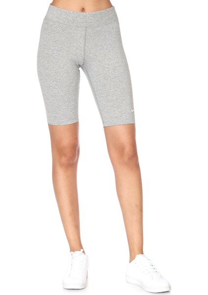 Sportswear Essential Kadın Bike Gri Şort Tayt CZ8526-063 modelleri