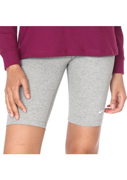 Sportswear Essential Kadın Bike Gri Şort Tayt CZ8526-063 indirimleri