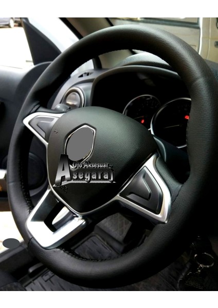 Fiat Palio Dikmeli Direksiyon Kılıfı Soft Siyah Ipli( 38CM×10CM )