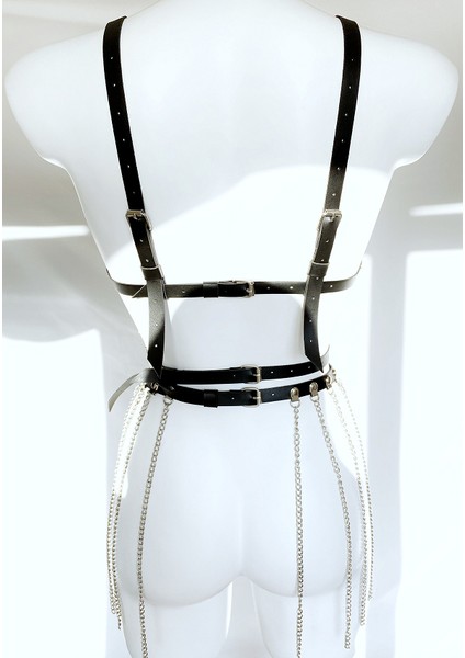 Zincirli Etek ve Sütyen Harness Takım modelleri