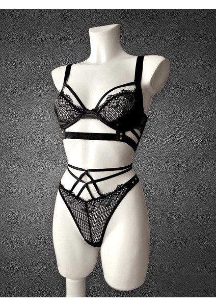 Deri Detaylı Sütyen Takım fiyatları