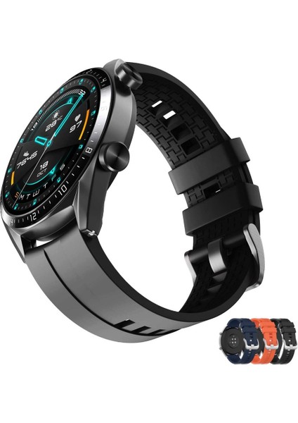 Samsung Galaxy WATCH(46MM) Samsung Gear S3 Frontier Uyumlu Silikon Kordon Kayış