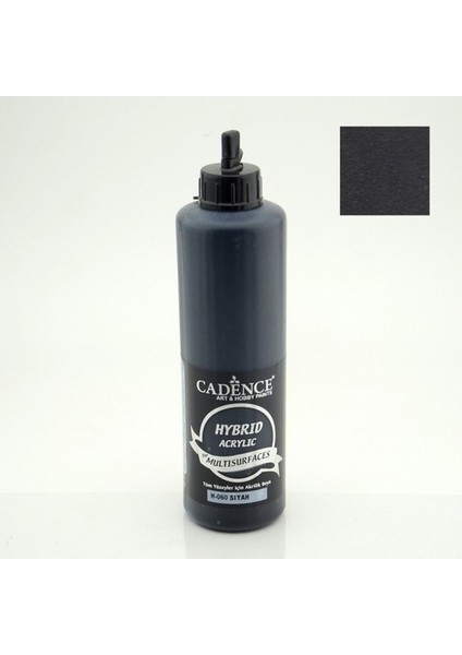 Hybrid Multisurface Akrilik Boya 500 Ml. H-060 Siyah
