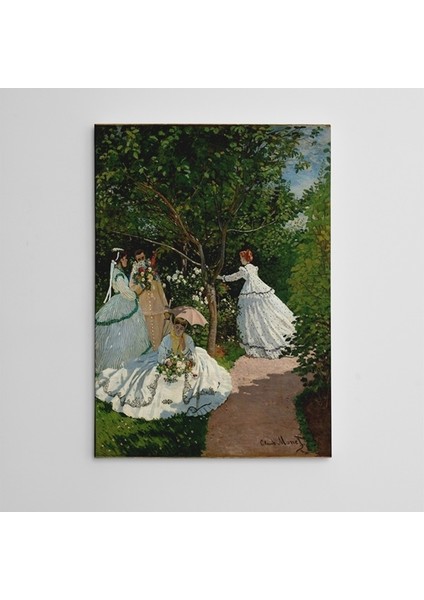 Monet Bahçedeki Kadınlar Kanvas Tablo