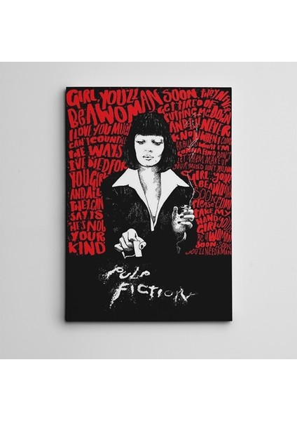 Pulp Fiction 6 Mini Kanvas Tablo