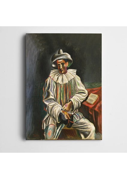 Pablo Picasso Şapkalı Adam Kanvas Tablo