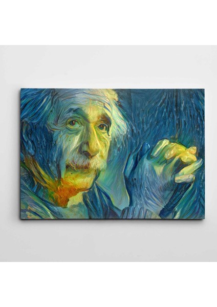 Einstein Modern Sanat Kanvas Tablo