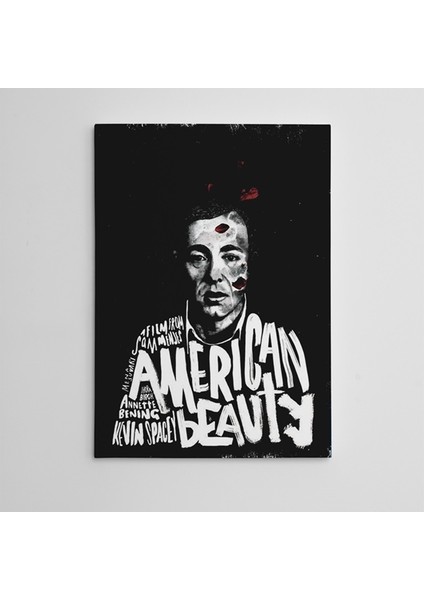 Amerikan Güzeli Mini Kanvas Tablo