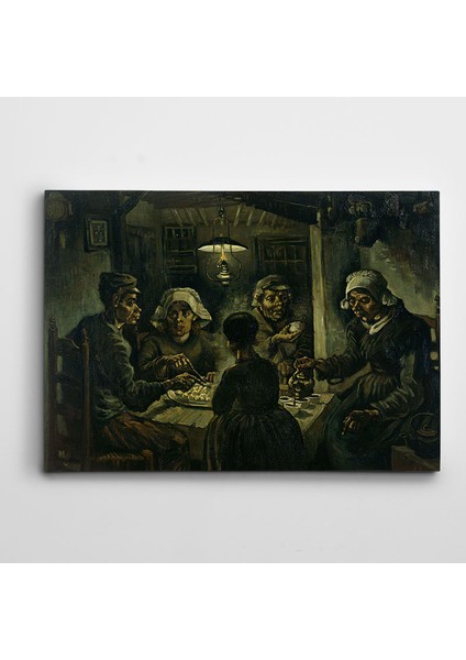 Vincent Van Gogh Patates Yiyenler Kanvas Tablo