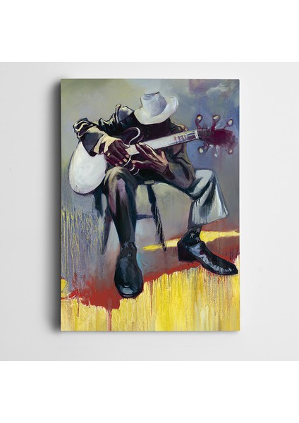 Pablo Picasso John Lee Hooker Kanvas Tablo