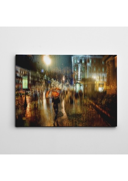 St Petersburg Işıklı Kanvas Tablo