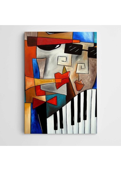Piyano Modern Sanat Kanvas Tablo