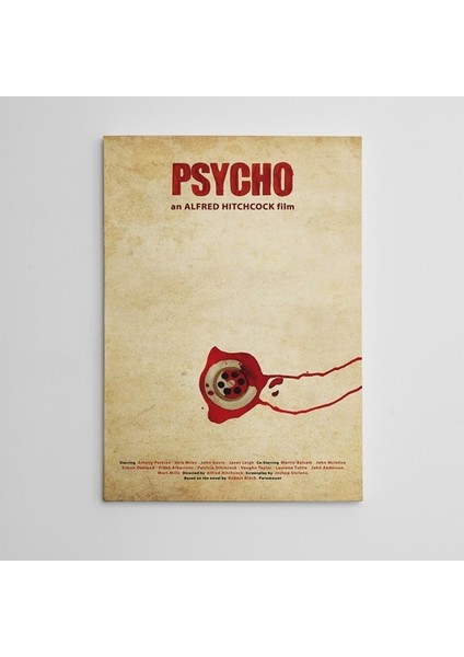 Psycho Mini Kanvas Tablo