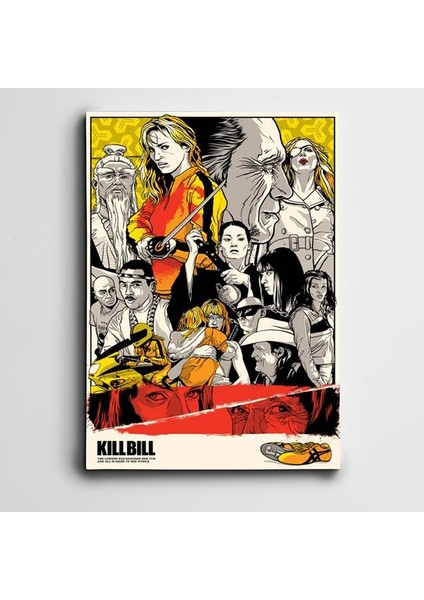 Kill Bill Mini Kanvas Tablo