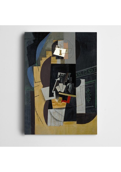 Pablo Picasso Şekiller Detaylar Kanvas Tablo