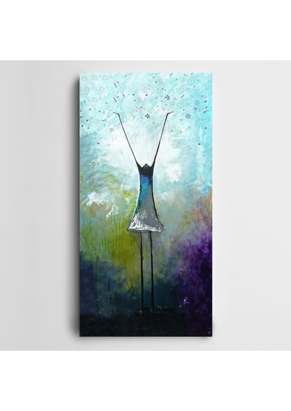 Figür Dekoratif Panoramik Kanvas Tablo