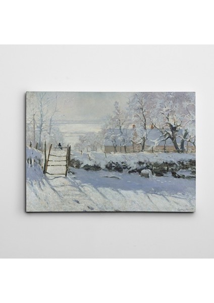 Monet Winter Kanvas Tablo