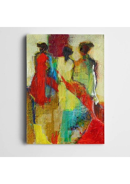 Siluetler Dekoratif Kanvas Tablo