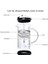 Kahve / Çay Brewer Pot Maker Su Isıtıcısı Isıya Dayanıklı Paslanmaz Çelik Cam Piston Cezve Ölçekli 600ML | Kahve Tencereler (Yurt Dışından) 2