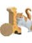 Kedi Scratcher Karton Oval Oluklu Scratch Pad Kedi Kazıma Salonu Yatağı Dayanıklı Geri Dönüşüm Kurulu | Mobilya ve çizikler (Yurt Dışından) 1