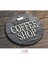 Gift Kişiye Özel Dekoratif Yuvarlak Ahşap Coffee Shop Tabelası 43CM - Model 2 1