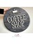 Gift Kişiye Özel Dekoratif Yuvarlak Ahşap Coffee Shop Tabelası 43CM - Model 2 3