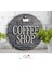 Gift Kişiye Özel Dekoratif Yuvarlak Ahşap Coffee Shop Tabelası 43CM - Model 2 4