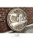 Gift Kişiye Özel Dekoratif Yuvarlak Ahşap Coffee Shop Tabelası 43CM - Model 3 2