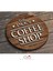 Gift Kişiye Özel Dekoratif Yuvarlak Ahşap Coffee Shop Tabelası 43CM - Model 4 1