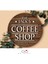 Gift Kişiye Özel Dekoratif Yuvarlak Ahşap Coffee Shop Tabelası 43CM - Model 4 5
